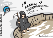 Kartun Jalan Berlubang