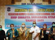 Mkks Smp Swasta Surabaya Utara, Adakan Awarding Kompetisi Asesmen Nasional