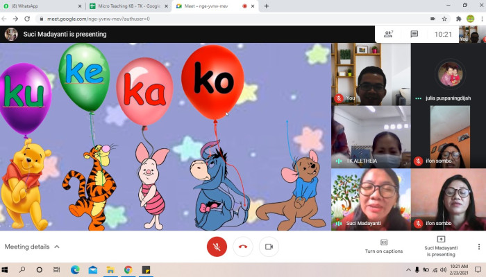 Tingkatkan Kualitas Pjj, Sekolah Kristen Aletheia Surabaya Lakukan Micro Teaching Online