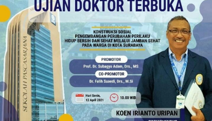 Dr. Koen Irianto Uripan, Sh.,Mm Resmi Menyandang Gelar Doktor Di Unair Surabaya