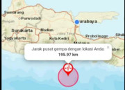Gempa Bumi 6,7 Sr Berpusat Di Kabupaten Malang, Warga Diminta Jangan Panik