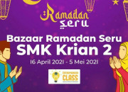 Keseruan Bazar Ramadhan Di Smk Krian 2 Sidoarjo Melalui Entrepreneur Class Program Kewirausahaan