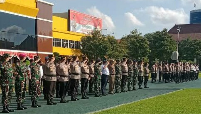 Apel Kesiapan Pengamanan Larangan Mudik Idul Fitri 2021, Bertempat Di Mapolda Jatim