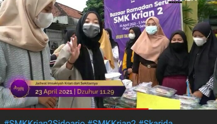 Program Khusus Bulan Ramadhan Di Smk Krian 2 Sidoarjo, Dilatih Kewirausahaan