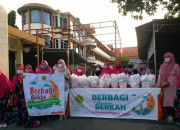 Kb Tk Al Falah Assalam Waru, Berbagi Berkah Baksos Dan Takjil