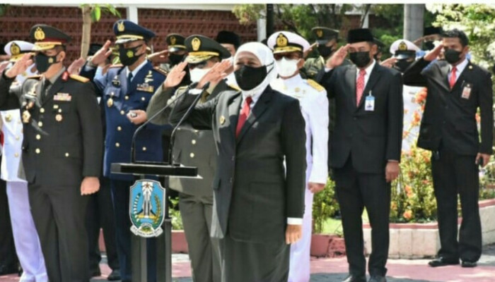 Gubernur Jatim Khofifah Indar Parawansa Hadiri Upacara Peringatan Hari Kebangkitan Nasional