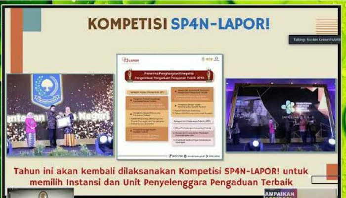 Evaluasi Pengelolaan Pengaduan Sp4N-Lapor Dinas Kominfo Provinsi Jatim Secara Virtual