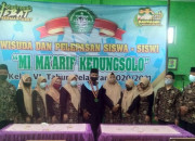 Mi Ma’Arif Kedungsolo, Porong Mewisuda 94 Siswa Memakai Prokes Ketat