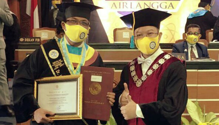 Koen Irianto Uripan, Raih Predikat Lulusan S3 Terbaik Unair Surabaya