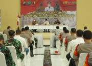 Forkopimda Sidoarjo Lakukan Anev Ppkm Darurat