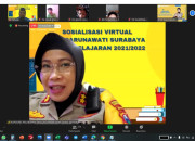 Smp Barunawati Gelar Sosialisasi Virtual Bersama Kapolres Pelabuhan Tanjung Perak, Akbp Ganis Setyaningrum, S.si.,M.h