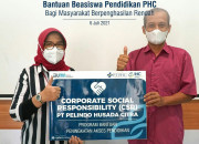 Sembilan Mahasiswa Berprestasi Stiamak Barunawati Surabaya, Terima Beasiswa Pt Pelindo Husada Citra (Phc)