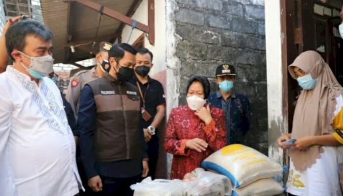 Mensos Tri Rismaharini Kunjungi Warga Di Kabupaten Tuban