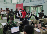 Gubernur Jatim Tinjau Pelaksanaan Vaksinasi Di Ponpes Bumi Sholawat Sidoarjo
