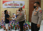 30 Tahun Pengabdian Akpol 91 Bhara Daksa Jatim, Bagikan Sembako