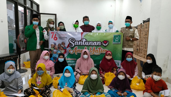 Upzis Lazisnu Mwc Nu Gedangan, Sidoarjo Santuni Anak Yatim