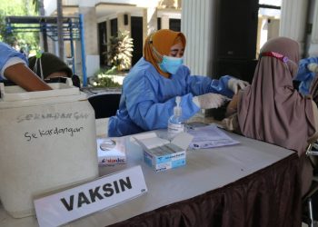 PC Muslimat NU Sidoarjo Support Percepatan Vaksinasi di Kabupaten Sidoarjo