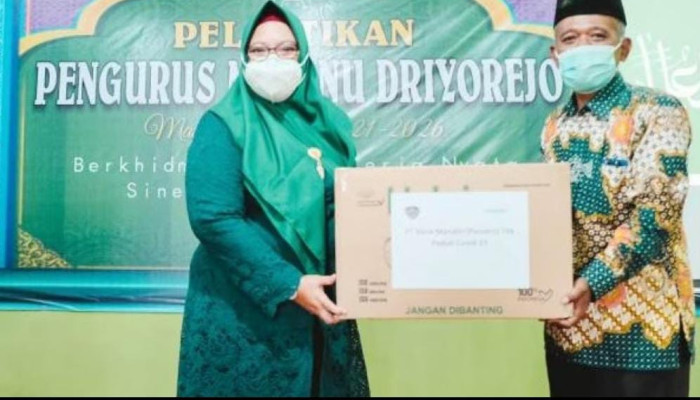 Wakil Bupati Gresik Hadiri Pelantikan Pengurus Mwc Nu Driyorejo, Ajak Kerjasama Bangkitkan Sektor Ekonomi