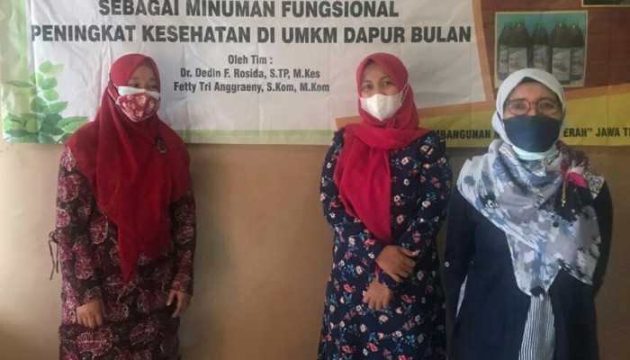 Ukm Dapur Bulan Desa Pamotan Dan Upn Veteran Jawa Timur Lestarikan Minuman Herbal Indonesia