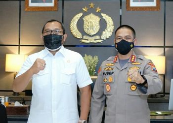 Kapolrestabes Surabaya, Kombes Pol Akhmad Yusep Gunawan di Kunjungi Sahat Tua Simanjuntak