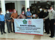 Pemkab Sidoarjo Dan Maspion Group Lakukan Bakti Sosial Kepada Warga Terdampak Covid-19