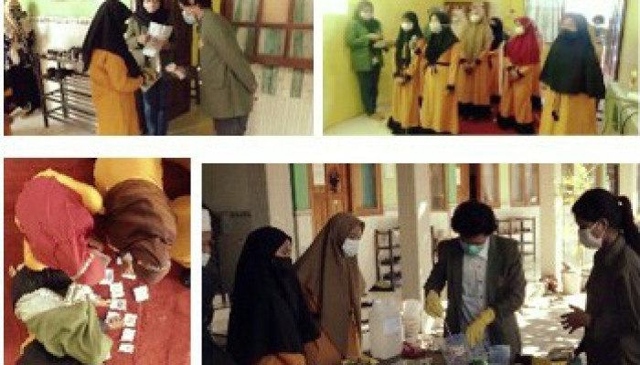 Upn Veteran Jawa Timur Adakan Pembuatan Sabun Dan Hand Sanitizer Di Panti Asuhan Al Amin Gresik