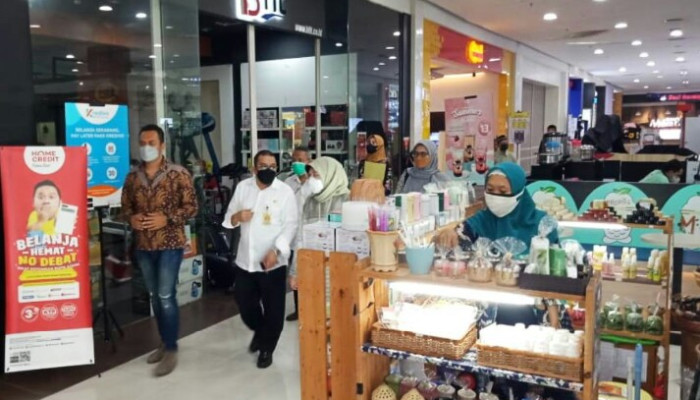 Kementerian Perdagangan Pantau Penggunaan Aplikasi Peduli Lindungi Di Lippo Plaza Sidoarjo