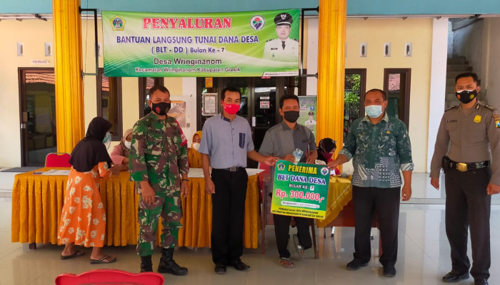 Blt Dd Tahap 6 Dan 7 Desa Wringinanom, Gresik Kembali Disalurkan