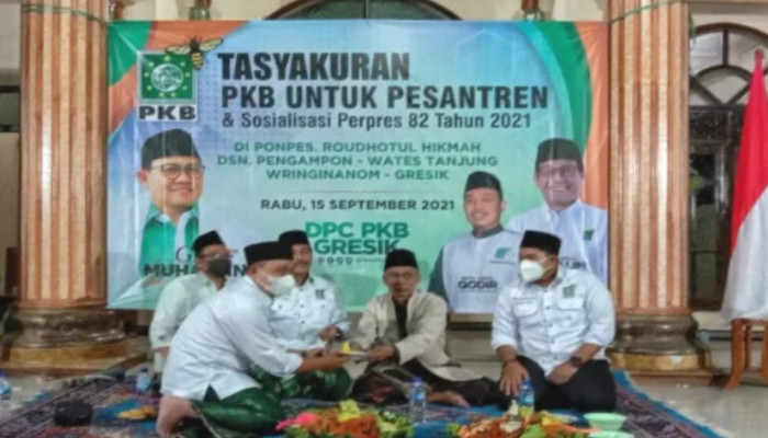 Perpres Dana Abadi Pesantren Diteken Jokowi, Pkb Gresik Tasyakuran