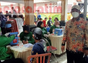 Warga Desa Jemundo Kecamatan Taman, Sidoarjo Melaksanakan Vaksinasi