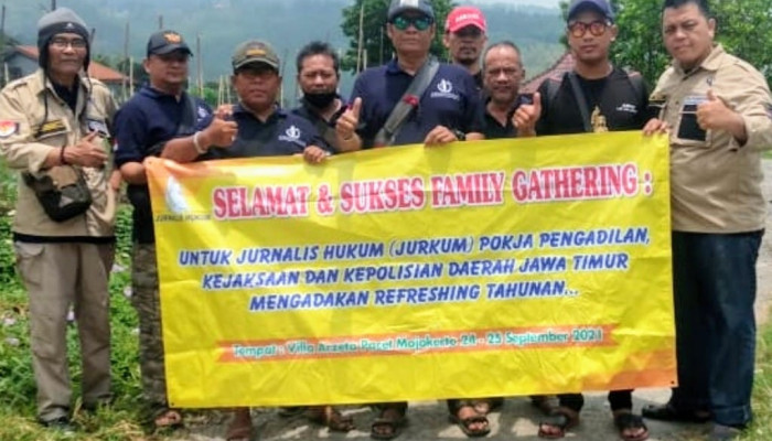 Guna Tingkatkan Profesional Jurnalistik, Jurnalis Hukum (Jurkum) Adakan Raker Dan Family Gathering