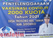 Pemerintah Desa Trosobo Gelar Vaksinasi, Sediakan 2000 Dosis Jenis Sinovac