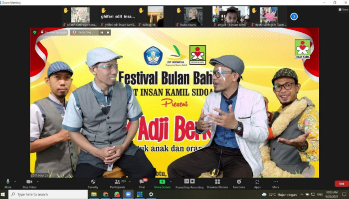 Festival Bulan Bahasa 2021, Digelar Ypit Insan Kamil Sidoarjo