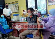Warga Desa Jeruk Legi Melaksanakan Vaksinasi, Tersedia 1000 Dosis