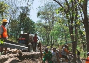 PU Bina Marga Jatim Bangun Tembok Penahan Longsor di Perbatasan Bojonegoro-Pajeng