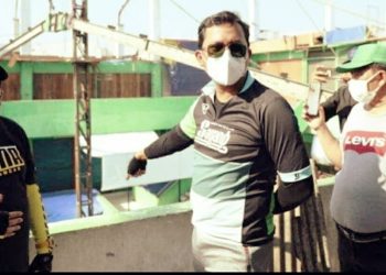 Sambil Gowes, Bupati Sidoarjo Bersama Rombongan Tinjau Pasar Krian