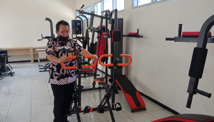 Diporapar Sidoarjo Fasilitasi Sarana Fitness Bagi Atlet Secara Gratis