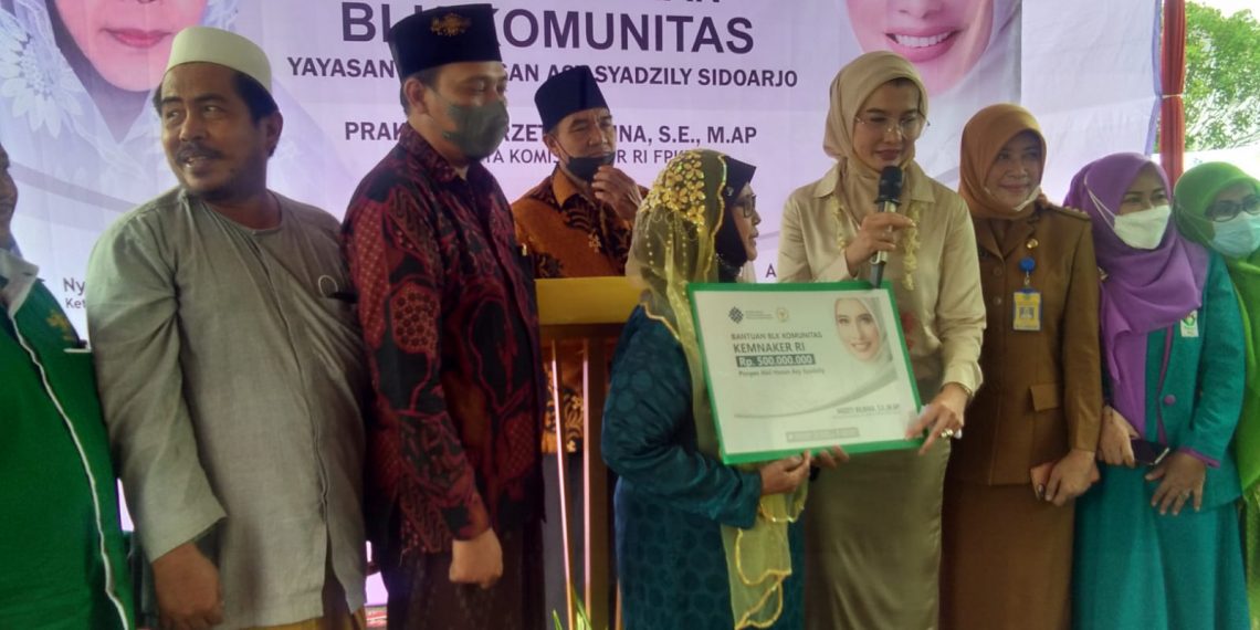 Peletakan Batu Pertama Pembangunan Gedung BLK Yayasan Abil Hasan Asy Syadzily Sidoarjo