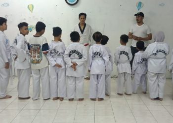 Untuk Mencetak Atlet Handal, Taekwondo Tornado Sumur Welut Tanamkan Kedisiplinan
