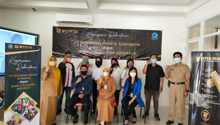 Rekrutmen Calon Tenaga Kerja Pt Interpan Pasifik Surabaya Di Smk Negeri 2 Buduran, Sidoarjo