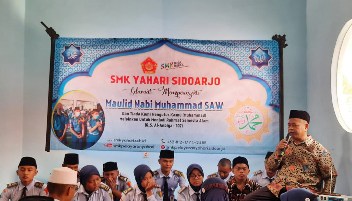 Smk Yahari Sidoarjo Peringati Maulid Nabi Muhammad Saw, Tumbuhkan Rasa Cinta