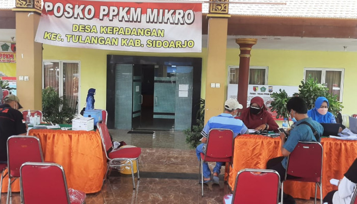 Pemdes Kepadangan Gencar Mengadakan Serbuan Vaksinasi