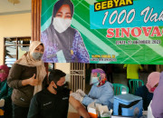 Gebyar 1000 Vaksin, Pemdes Semambung Wonoayu Dukung Percepatan Vaksinasi Di Sidoarjo