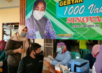Gebyar 1000 Vaksin, Pemdes Semambung Wonoayu Dukung Percepatan Vaksinasi di Sidoarjo