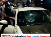 Pengemudi Mobil Tabrak Motor Dan Kabur, Warga Mengejar