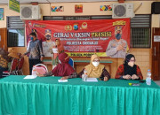 Polresta Sidoarjo Gelar Vaksin Presisi Di Halaman Smpn 1 Porong