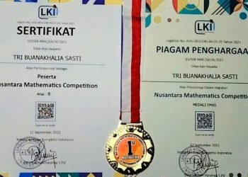 Tri Buanakhalia Sasti, Siswi SMK Negeri 2 Buduran Peraih Juara Olimpiade Matematika