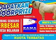 Pemdes Nglaran Siapkan Doorprize Kambing Senduro, Terima Kasih Rama Production