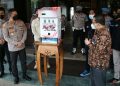 Inovasi Dispenser Masker dan Hand Sanitizer Polresta Malang Kota
