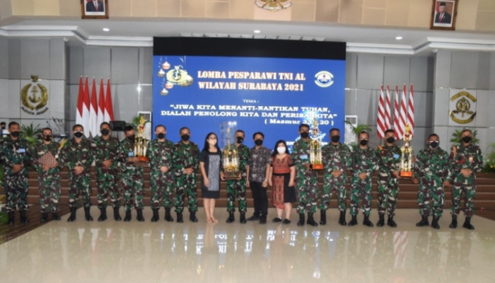 Lomba Pesta Paduan Suara Gerejawi Tingkat Kotama Tni Al Secara Virtual, Bina Mental Rohani